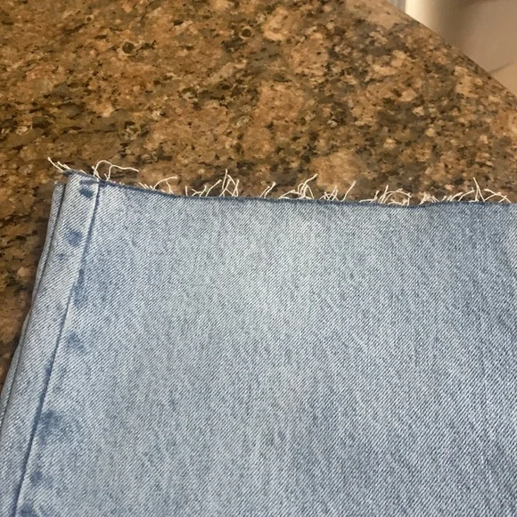 Zara Light Blue Flare & Wide Leg Jeans - Picture 3 of 7